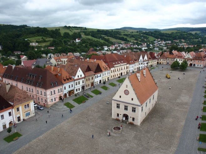 mejores vistas desde arriba Bardejov