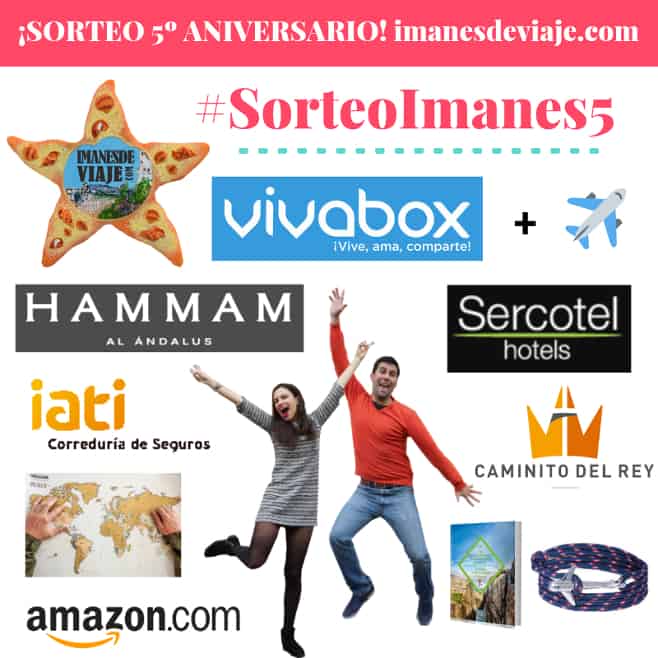 sorteo 5 aniversario imanes de viaje