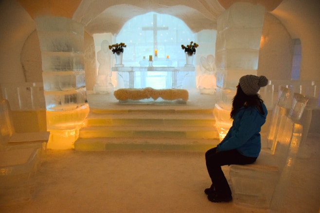 dormir en un hotel de hielo noruega