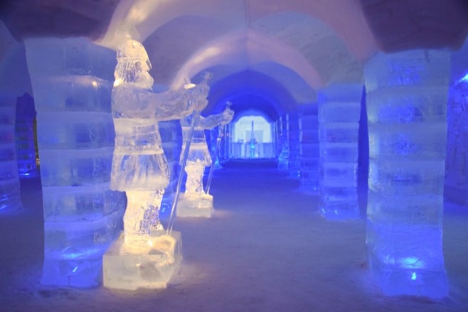 dormir en un hotel de hielo noruega