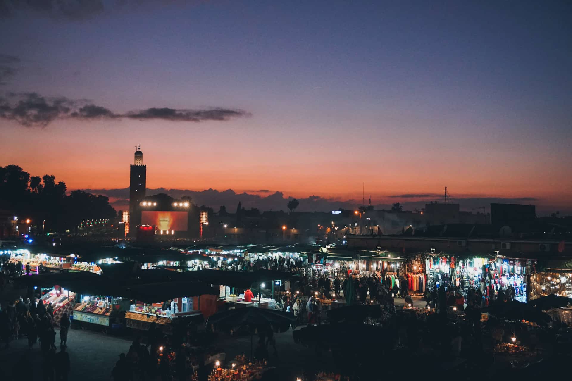 where to eat in Marrakech rooftops and restaurants