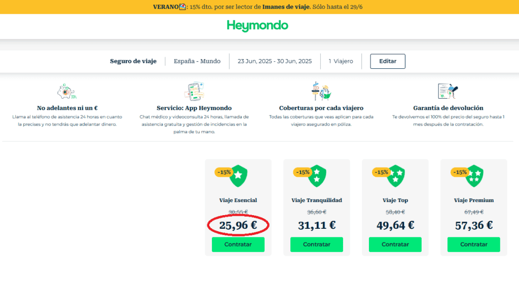descuento heymondo 20 familias