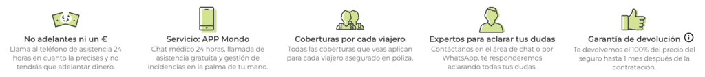 es bueno el seguro de viaje mondo
