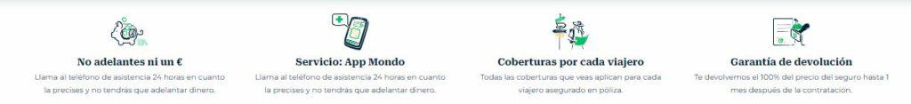 Es bueno el seguro de viajes Mondo