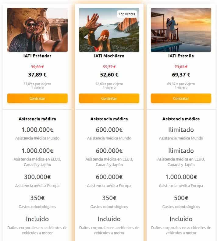 heymondo o iati polizas iati