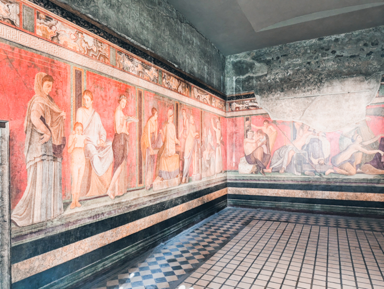 que ver en pompeya casa de los misterios