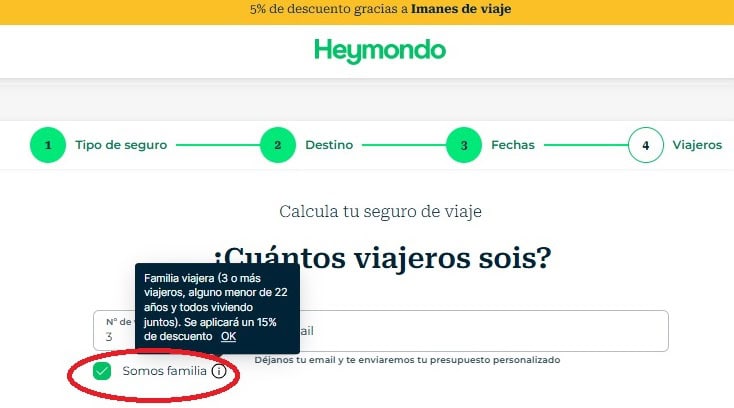 descuento heymondo familias