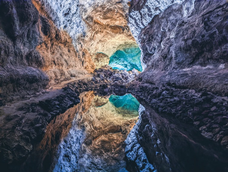 ruta por lanzarote en 4 dias cueva de los verdes