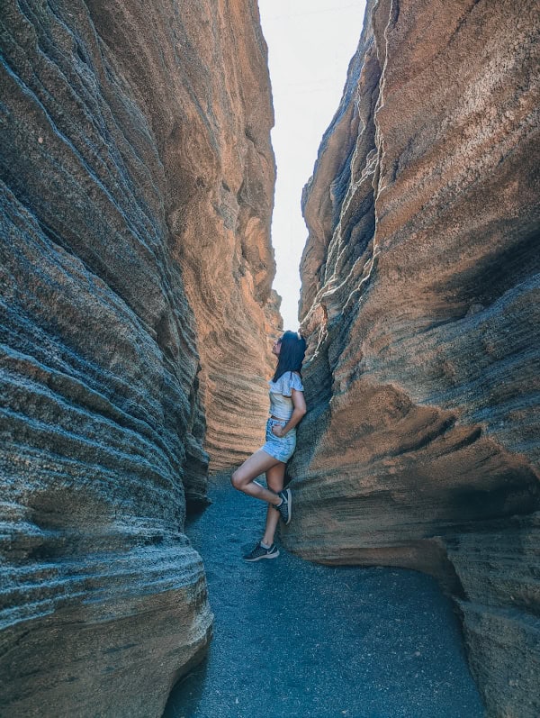 ruta por lanzarote montaña blanca
