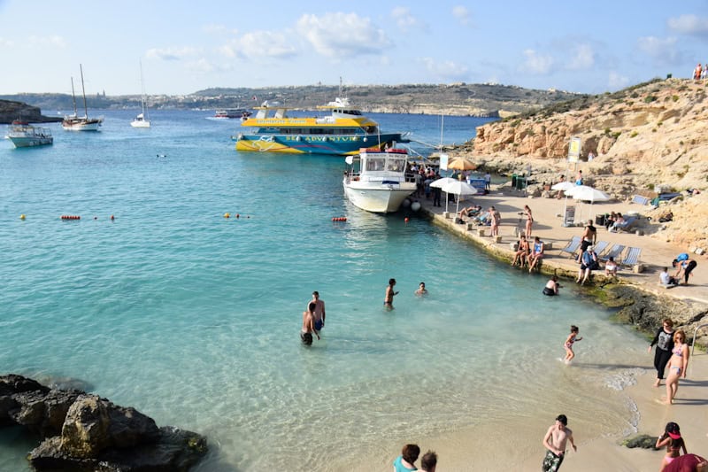 visitar la blue lagoon en malta