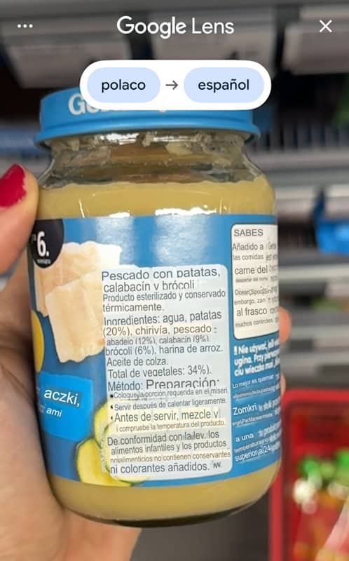 polonia con bebes alimentación