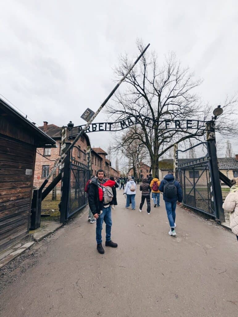auschwitz con bebe polonia