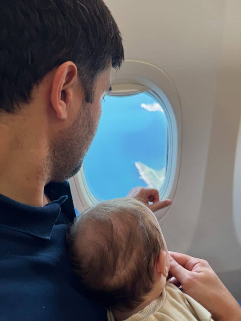 volar con bebe