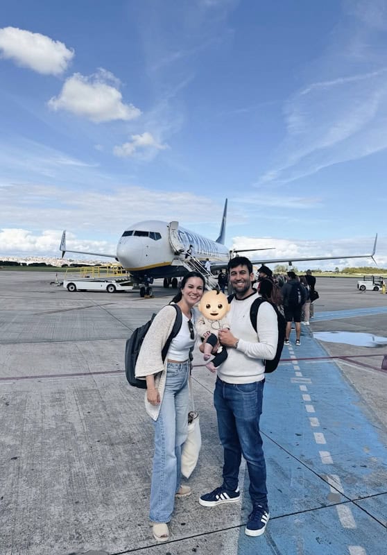 viajar con bebe en avion primera vez