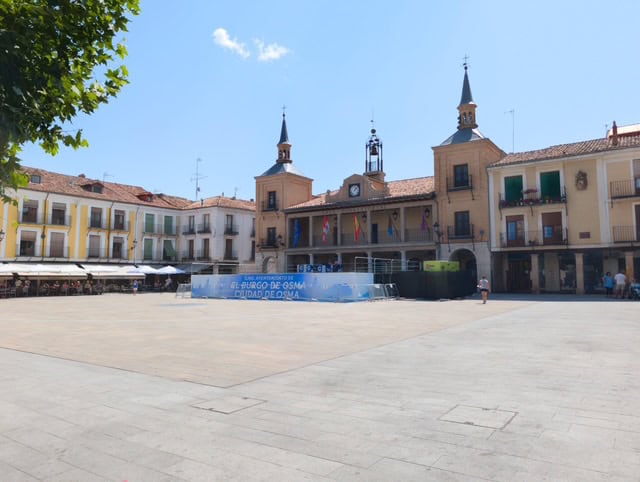 que ver en el burgo de osma plaza mayor